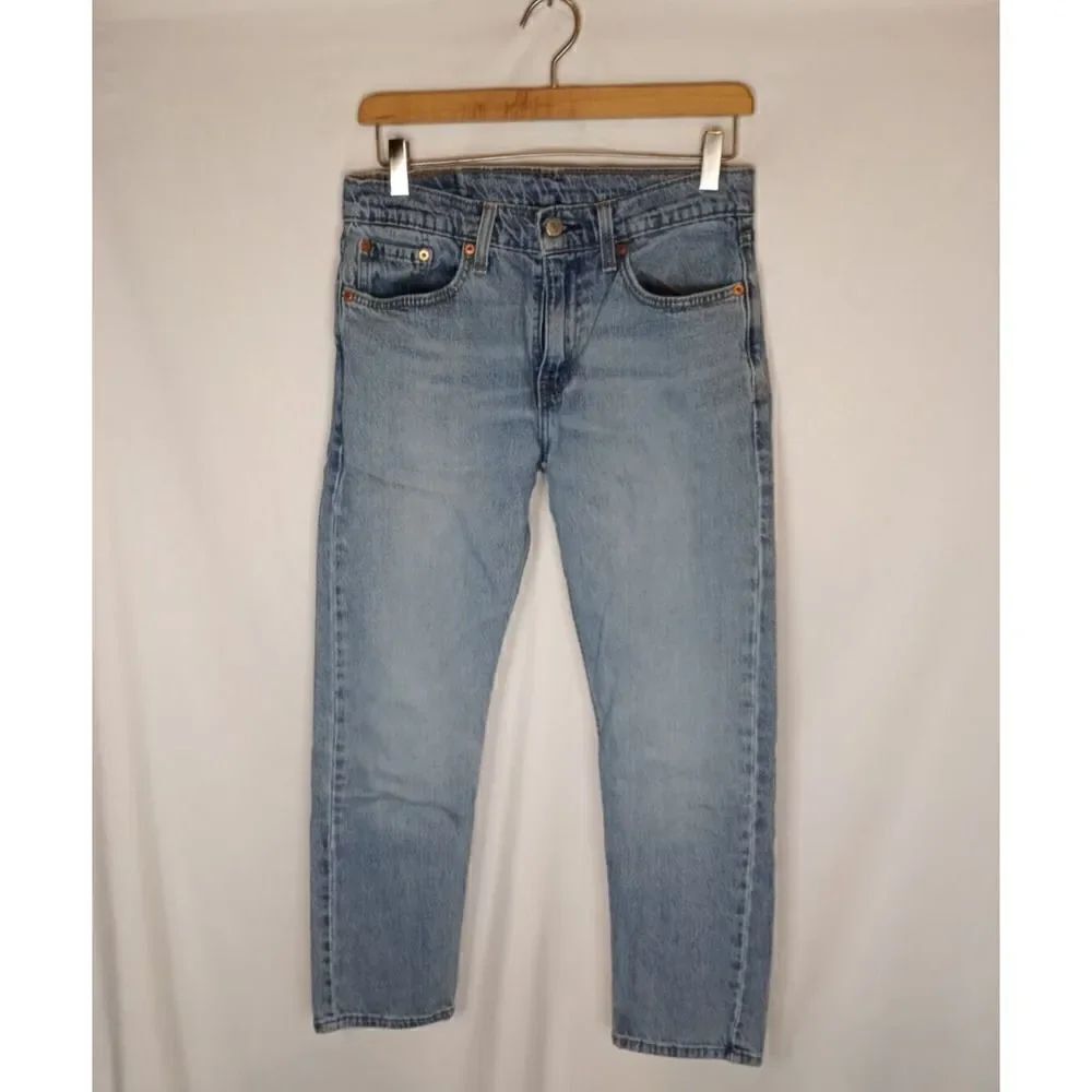 Levis 502 Taper Fit Men’s Jeans Size 29x30 BlueLight Wash